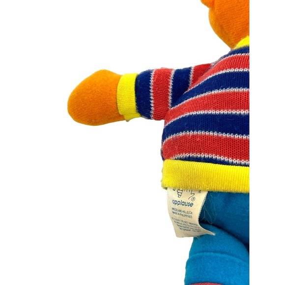 Ernie Sesame Street Plush Toy Vintage Applause 1990s Muppets Jim Henson Unisex - Picture 15 of 17
